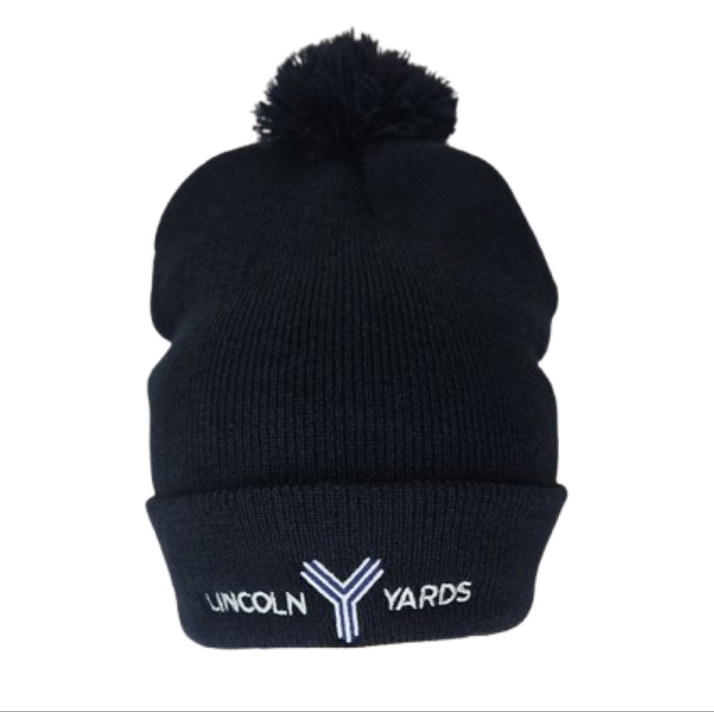 Lincoln Yards Casual Unisex Beanie Knitting Hat Winter Solid Dark Blue